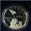 Image 1 : 2005 P US Marine Corps Commemorative Silver Dollar OIB/COA