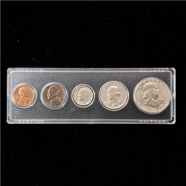 1955 Uncirculated Year Set with "Black Beauty" Nickel
