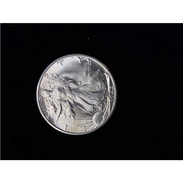 1942 D Silver Walking Liberty Half Dollar Choice BU