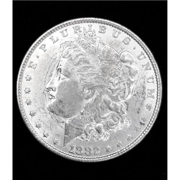 1882 P Morgan Silver Dollar Choice Uncirculated