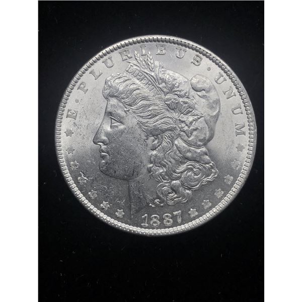 1887 P US Morgan Silver Dollar Choice Uncirculated