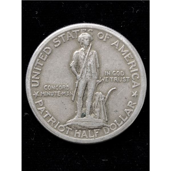 1925 Lexington Concord Classic Commemorative Half Dollar Choice XF