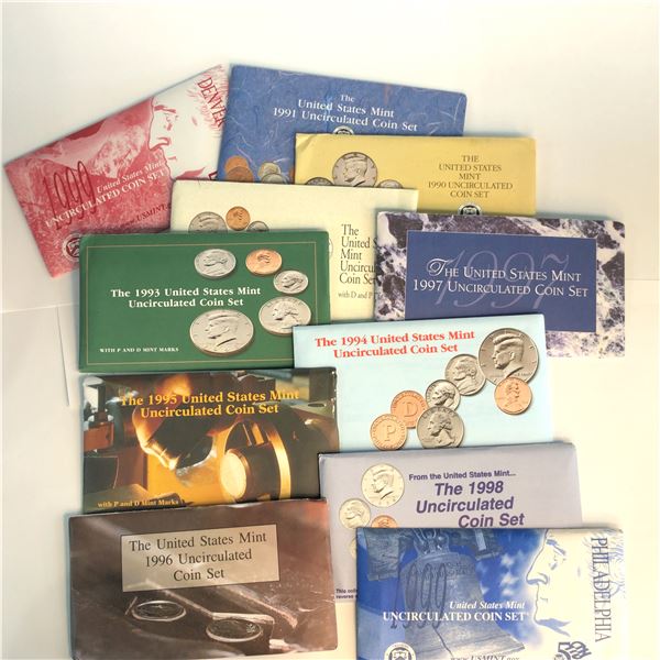 1990-1999 US Mint Sets