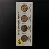 Image 2 : 1960 Lincoln Penny Set of 4, Large and Small Dates Uncirculated