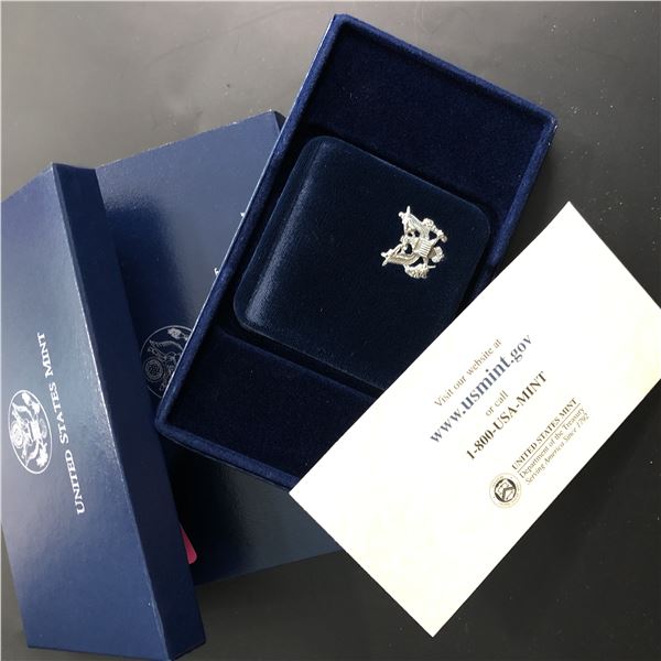 2004 P Thomas Edison Commemorative Silver Dollar Proof in OGP with COA