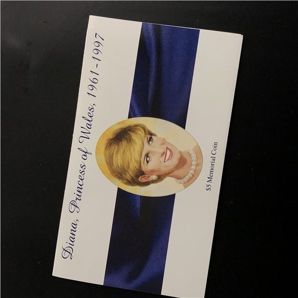 1997 Diana Princess of Whales $5 in OGP
