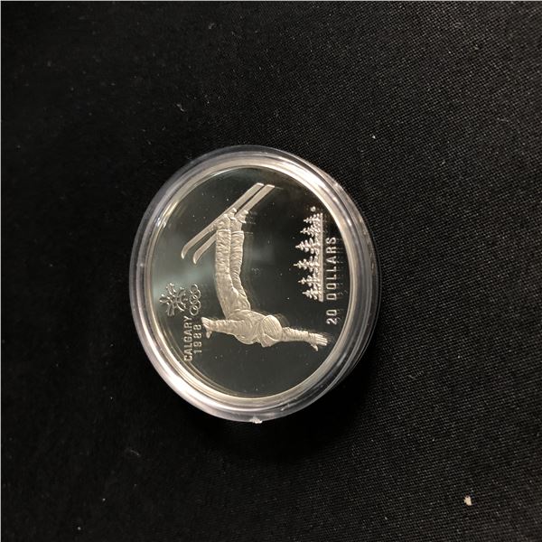 1988 Calgary Olympic Winter Games Proof 1oz Silver