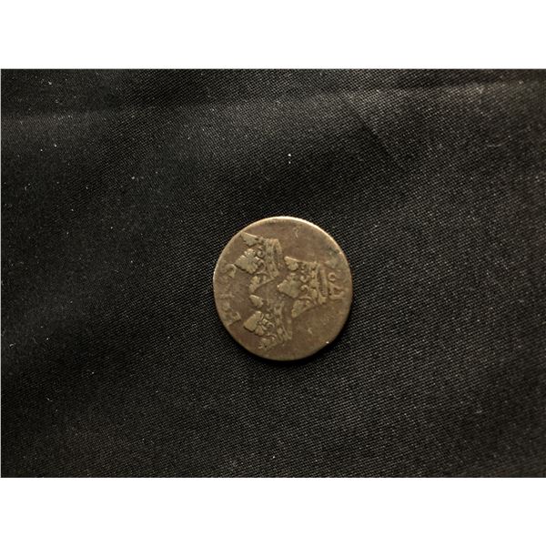 1724 Sweden 1 Öre Copper Coin