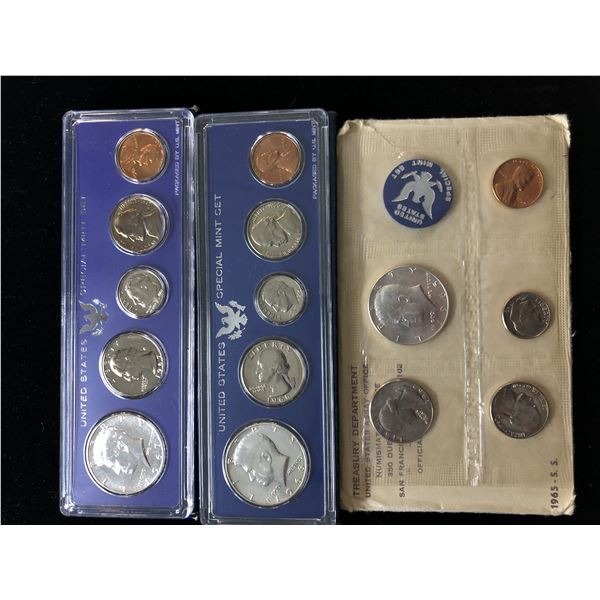 1965 1966 and 1967 SMS (Special Mint Set) collection