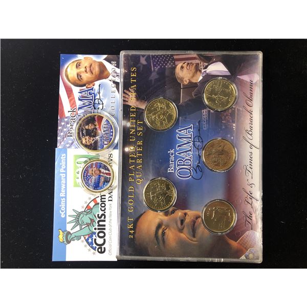 "The Life and Times of Barack Obama" Coin Set