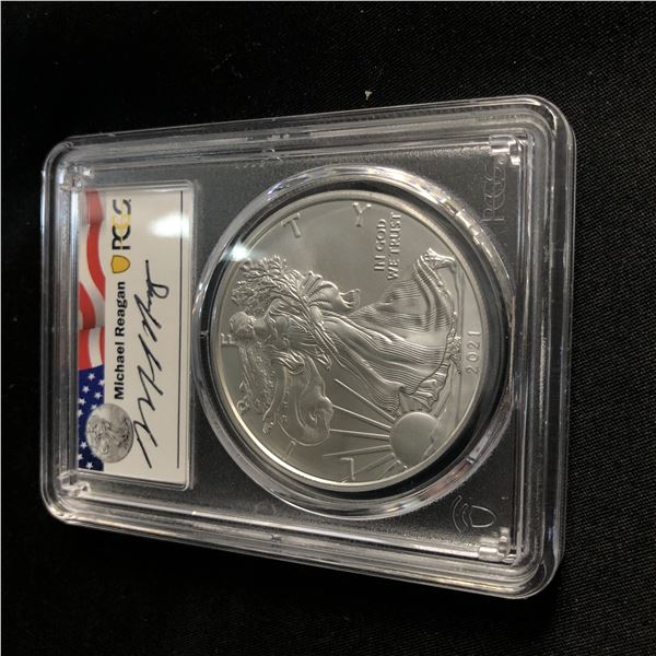 2021 Silver Eagle First Day of Issue T1 PCGS MS69