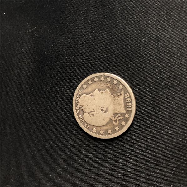 Lot of Two Barber Quarters 1897 and 1898