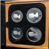 Image 3 : Canadian Olympic Coin Proof Set of 4 Silver Coins