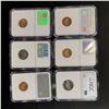 Image 2 : Group Of 6 RD Ultra Cameo PF69 assorted US Coins