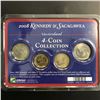 Image 2 : 2008 Kennedy And Sacagawea 4-coin collection