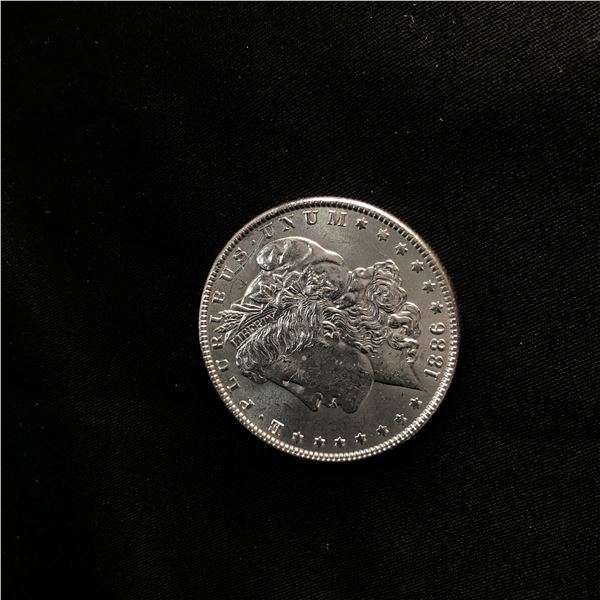 1886 US Morgan Silver Dollar Choice Unc