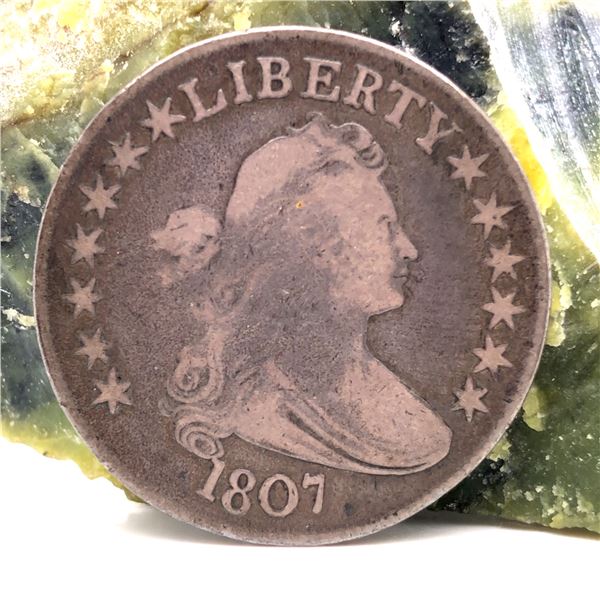 1807 Silver Draped Bust Half-Dollar F-VF