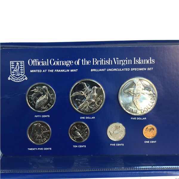 British Virgin Island 1981 Specimen Set Mintage 472