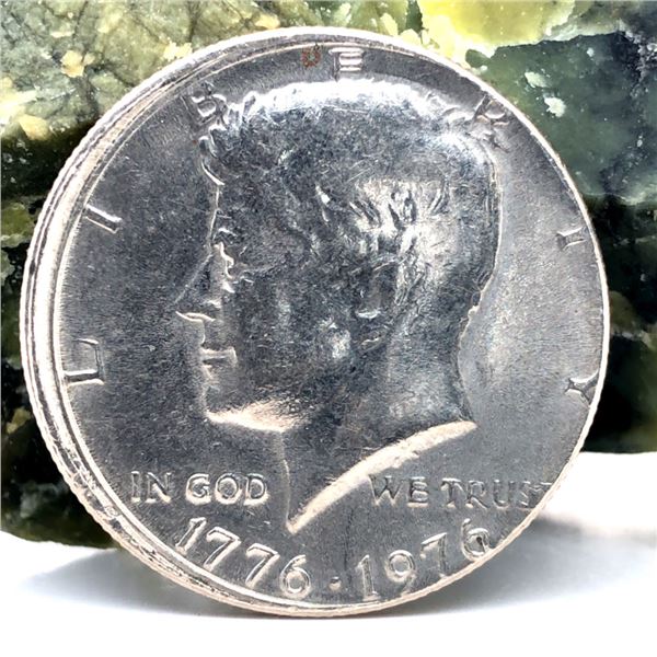 1976 P Bicentennial Half Dollar Off-Center Error