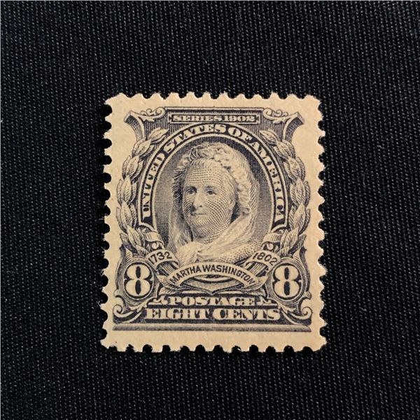1903 US SC# 306 6c Black Martha Washington XFS OGPH