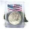 Image 1 : 1993 US Silver Eagle WTC Ground Zero Recovery Issue PCGS Gem Unc.