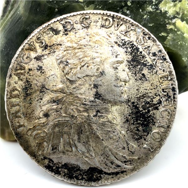 1793 German States SAXONY-ALBERTINE Silver Thaler KM# 1027.2 XF+