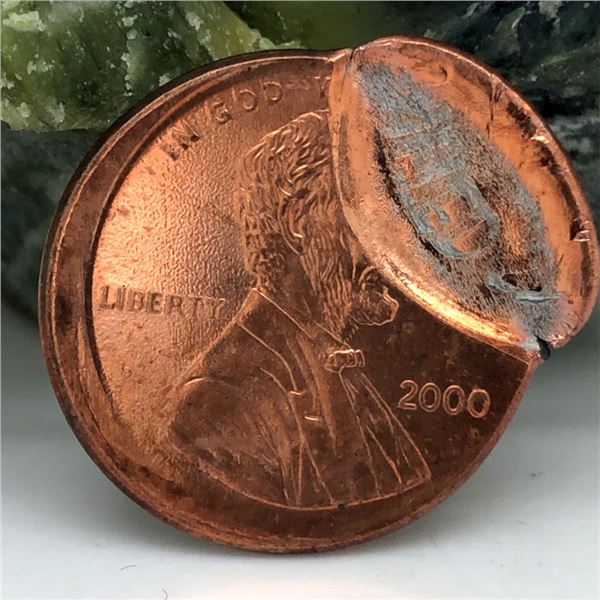 1998 And 2000 Lincoln Cents Broad-Struck and Brockage Errors Ch. Red Unc.