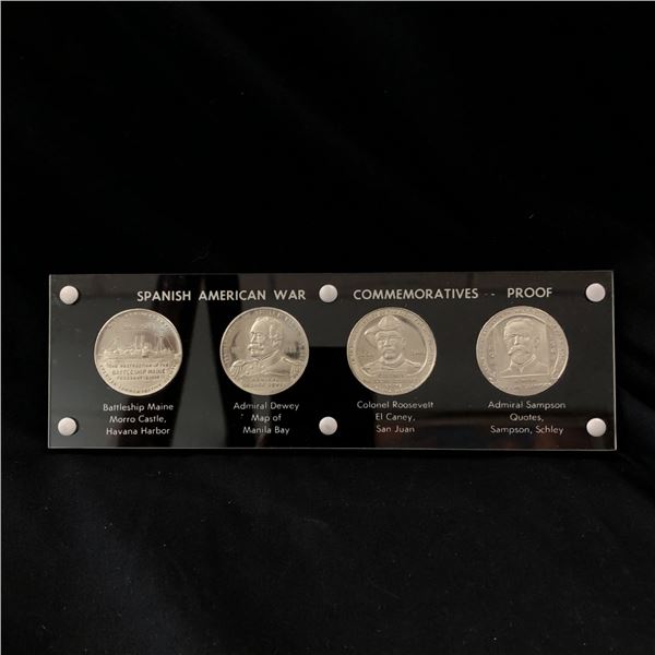 1948 Charles Smith So-Called Half Dollar Set (4pcs) Spanish American War