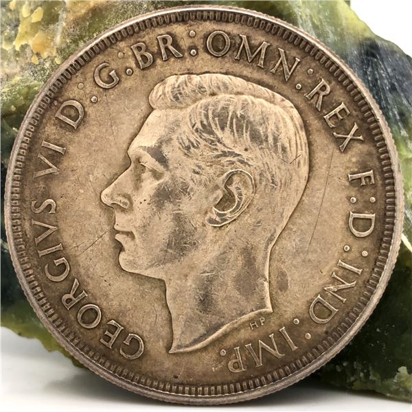 1937 Australia Silver Crown Choice XF KM#34