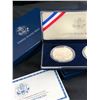 Image 4 : 2001 Two Piece American Buffalo Silver Dollar Commemorative Set OIB/COA