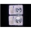 Image 1 : 2021 Type 1 and Type 2 Reverse Proof Silver Eagle Set NGC PF70