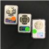 Image 2 : Three (3CT) US Silver Commemorative Dollars NGC PF69/MS69
