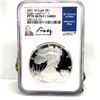 Image 1 : 2021 Type II W Proof Silver Eagle PF70UC Moy Signed