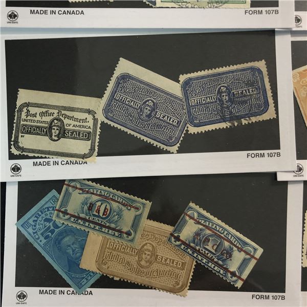 Fifty (50CT) US Back of Book Stamps Mint and Used