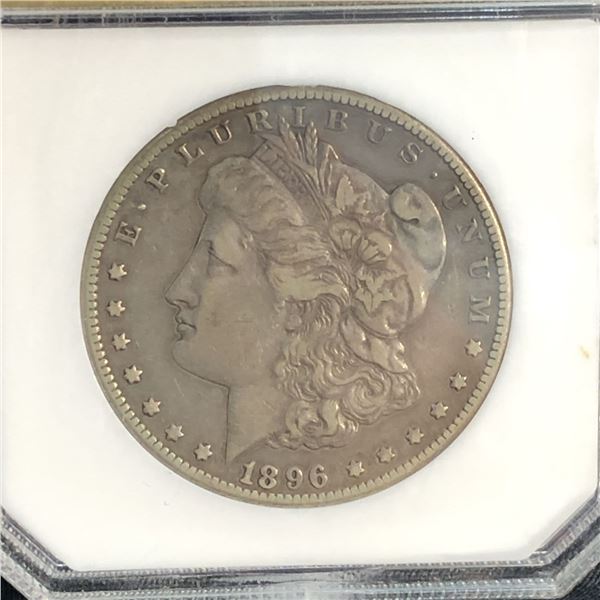 1896 S Morgan Silver Dollar PCI XF Semi Key