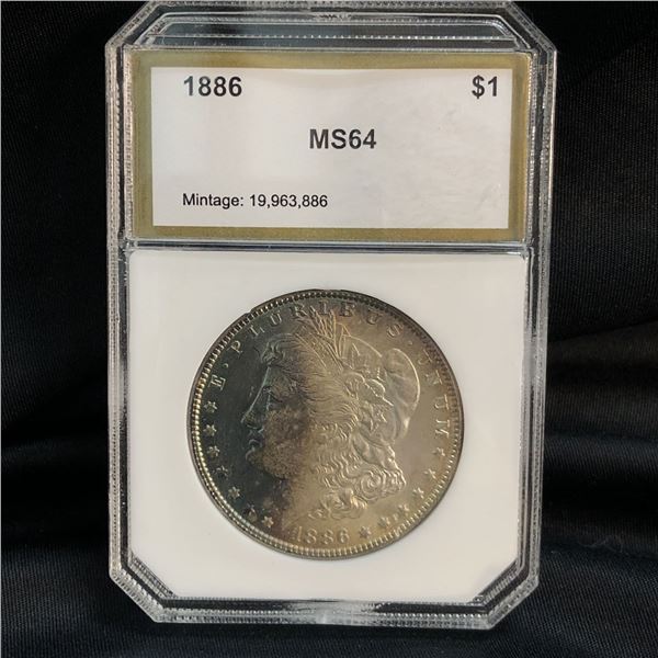 1886 Morgan Silver Dollar NCI MS64