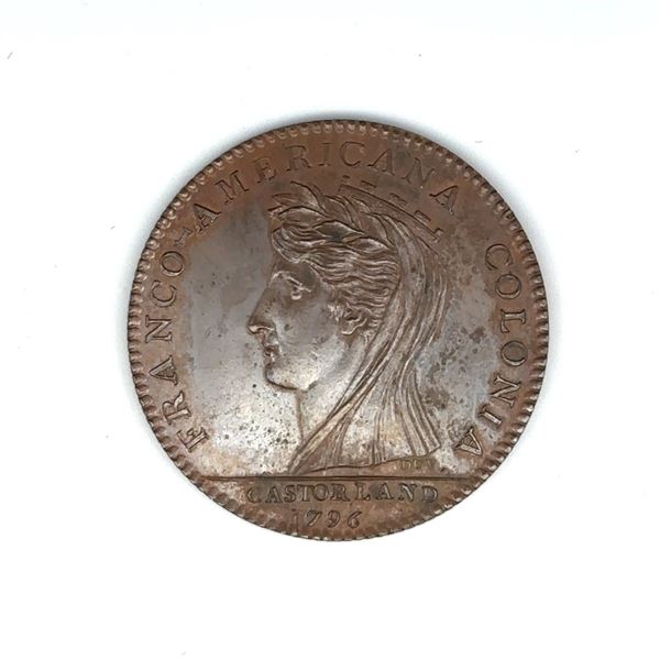 1796 Castorland Cornucopia Bronze RS Medal Choice BU