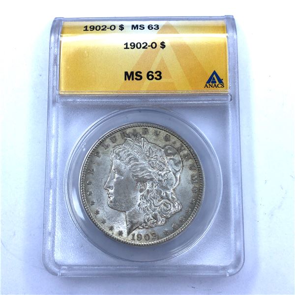 1902 O Morgan Silver Dollar MS63