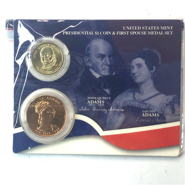 First (5ct) US Pres. Dollars & First Spouse Medals