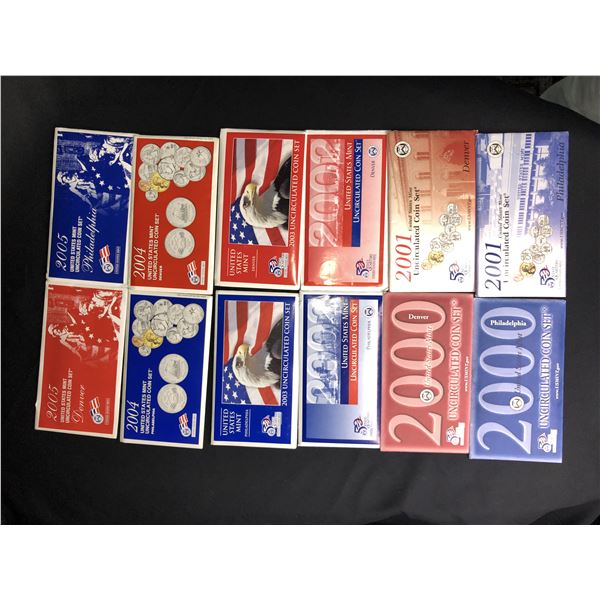 2000-2005 US Mint Sets