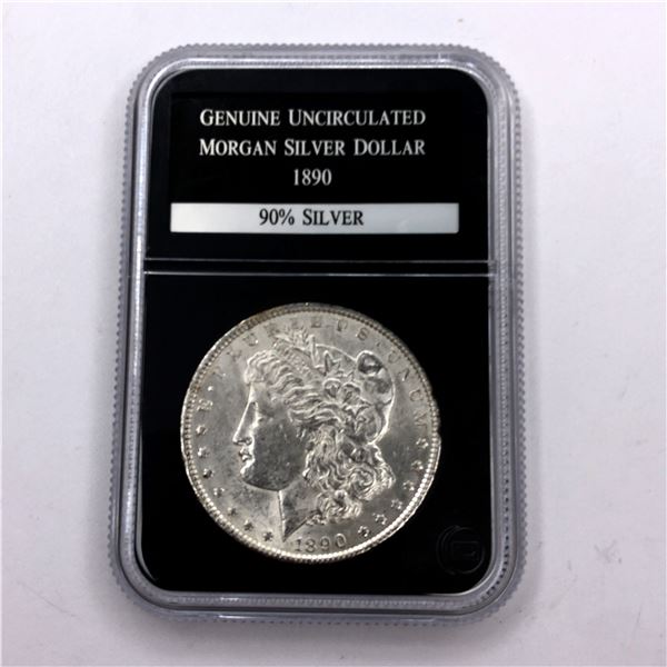 1890 Morgan Silver Dollar Genuine Uncirculated