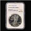 Image 1 : 1997 P Proof Silver Eagle Dollar NGC PF69 Ultra Cameo