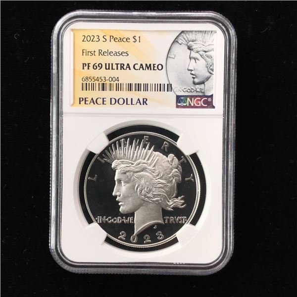 2023 S Peace Dollar PF69 Ultra Cameo First Release
