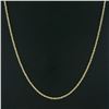 Image 4 : Unisex 14k Yellow Gold 20.25" 2.8mm Solid Rope Chain Necklace w/ Lobster Clasp