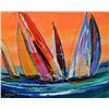 Image 1 : LISTOPAD **SUNDOWN SAILS ** ORIGINAL ACRYLIC