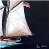Image 2 : Two Masted Schooner by Blokhin Original