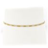 Image 1 : Unoaerre Italian 14k TT Gold 6.75 1.8mm Textured Flat Link Stackable Bracelet