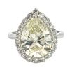 Image 1 : 5.80 ctw Diamond Ring - 14KT White Gold