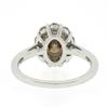 Image 8 : NEW 18k & 14k Gold GIA Fancy Dark Yellow Brown Solitaire w/ Diamond Halo Ring