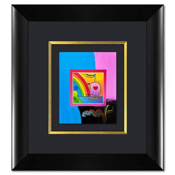 Sailboat with Heart by Peter Max